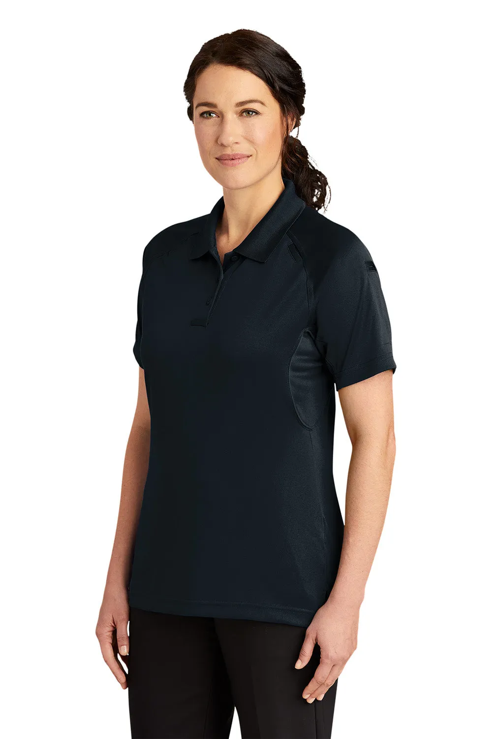 CornerStone Damen Select Tactical Feuchtigkeitstransportierendes Kurzarm-Polohemd - Dunkelmarineblau