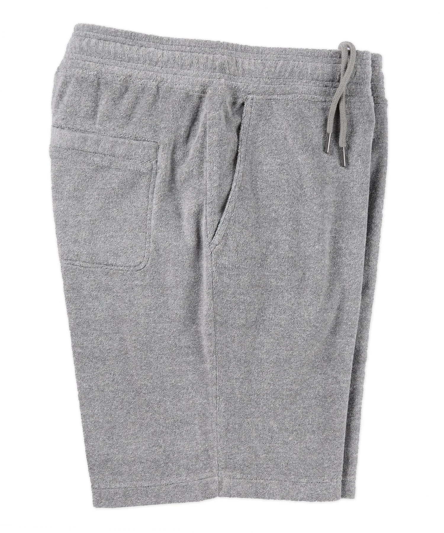 Baumwoll-Mix Stretch-Terry-Ziehshorts