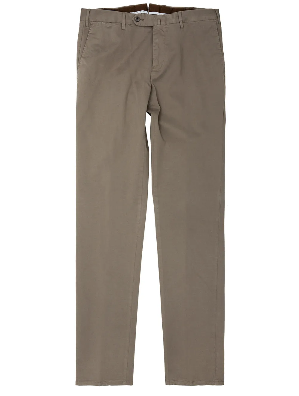 Baumwoll-Chinohose Khaki