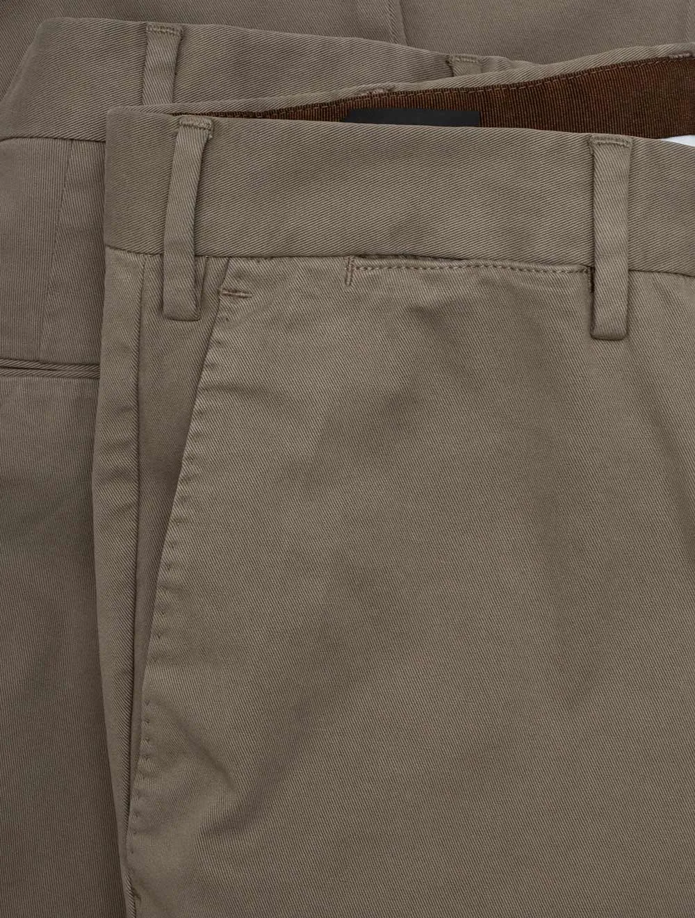 Baumwoll-Chinohose Khaki