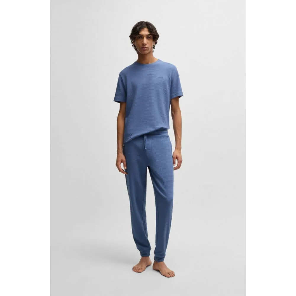 Baumwoll-Pyjama-Hose mit besticktem Logo