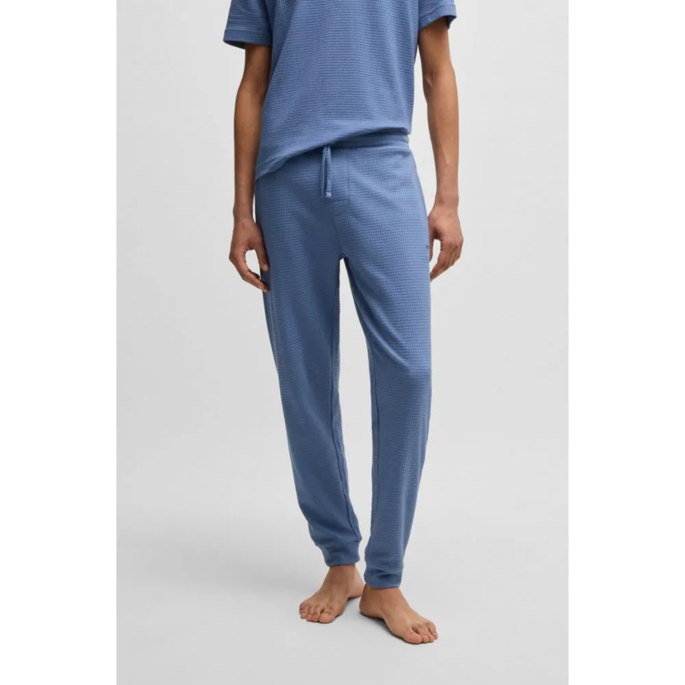 Baumwoll-Pyjama-Hose mit besticktem Logo