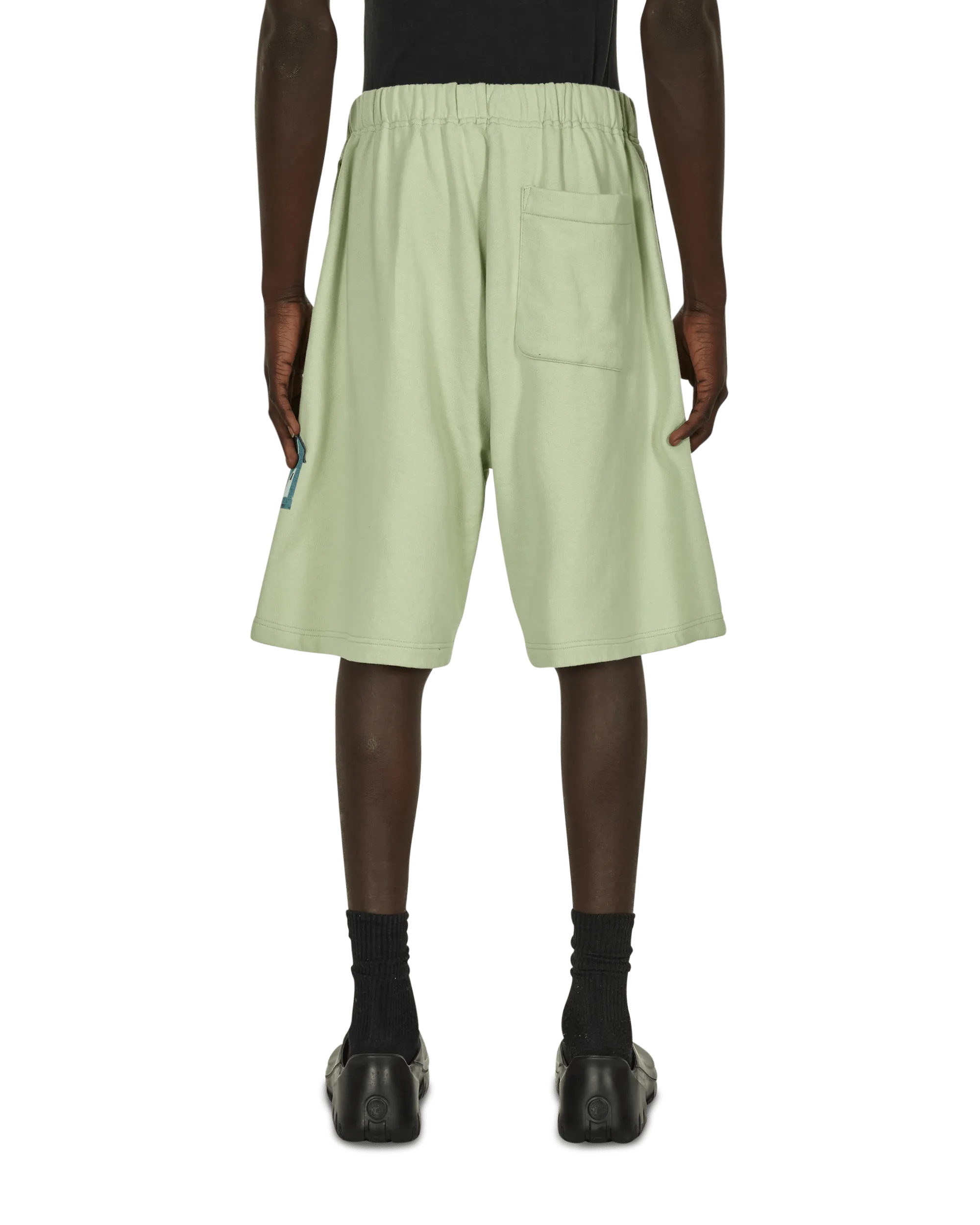 Baumwoll-Sweatshorts Grün