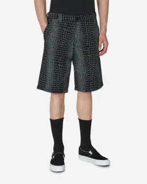 Krokodil Shorts Schwarz