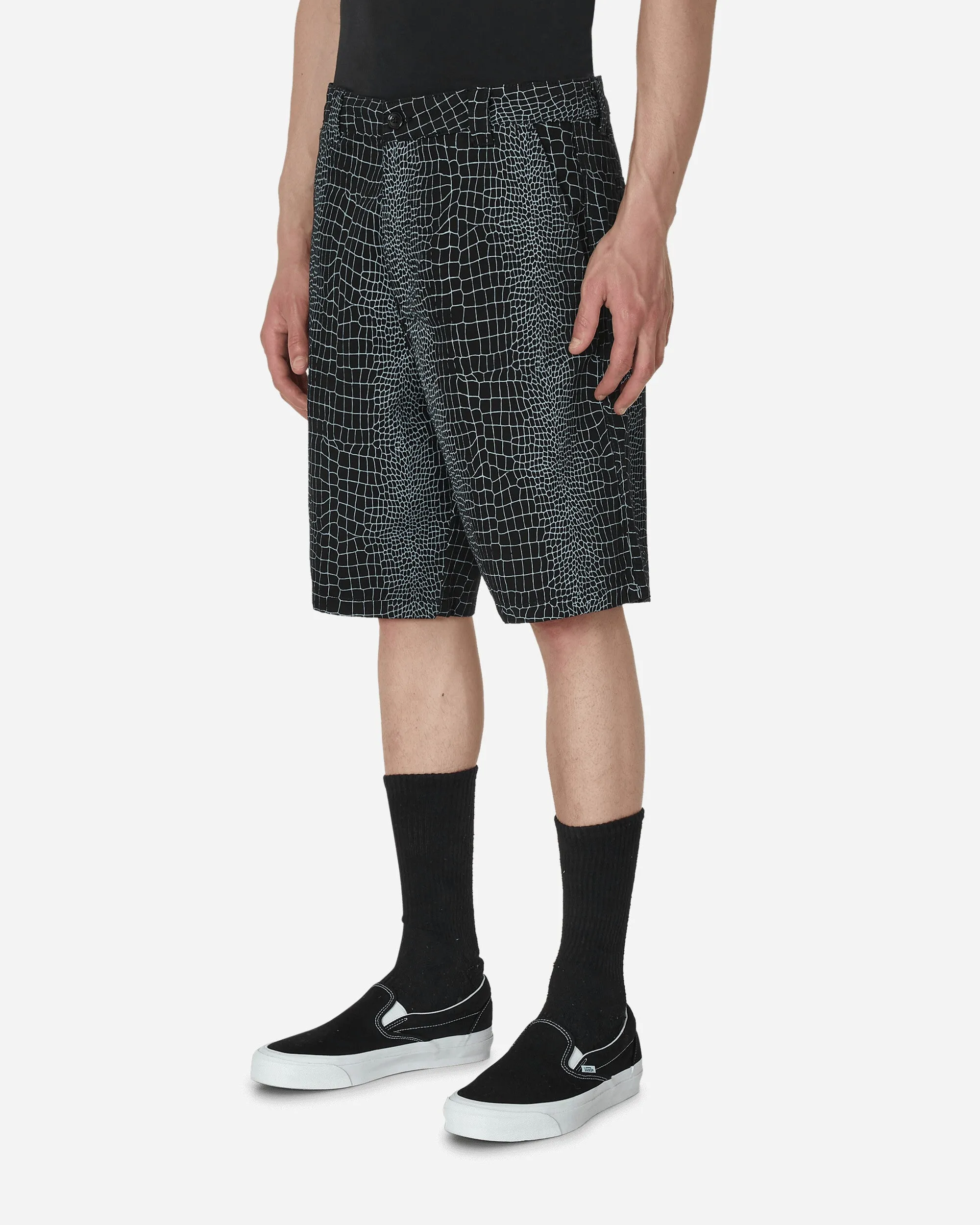 Krokodil Shorts Schwarz