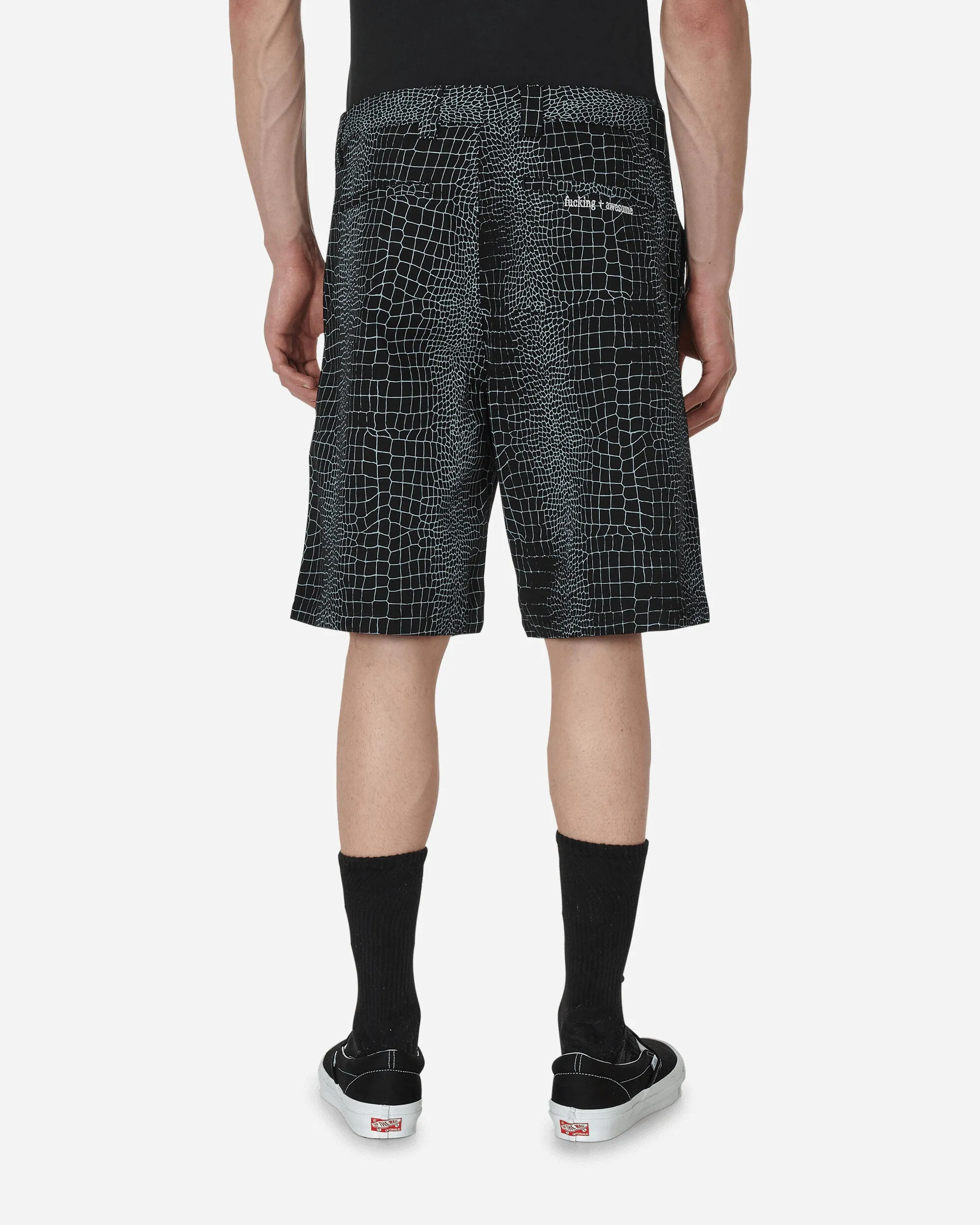 Krokodil Shorts Schwarz