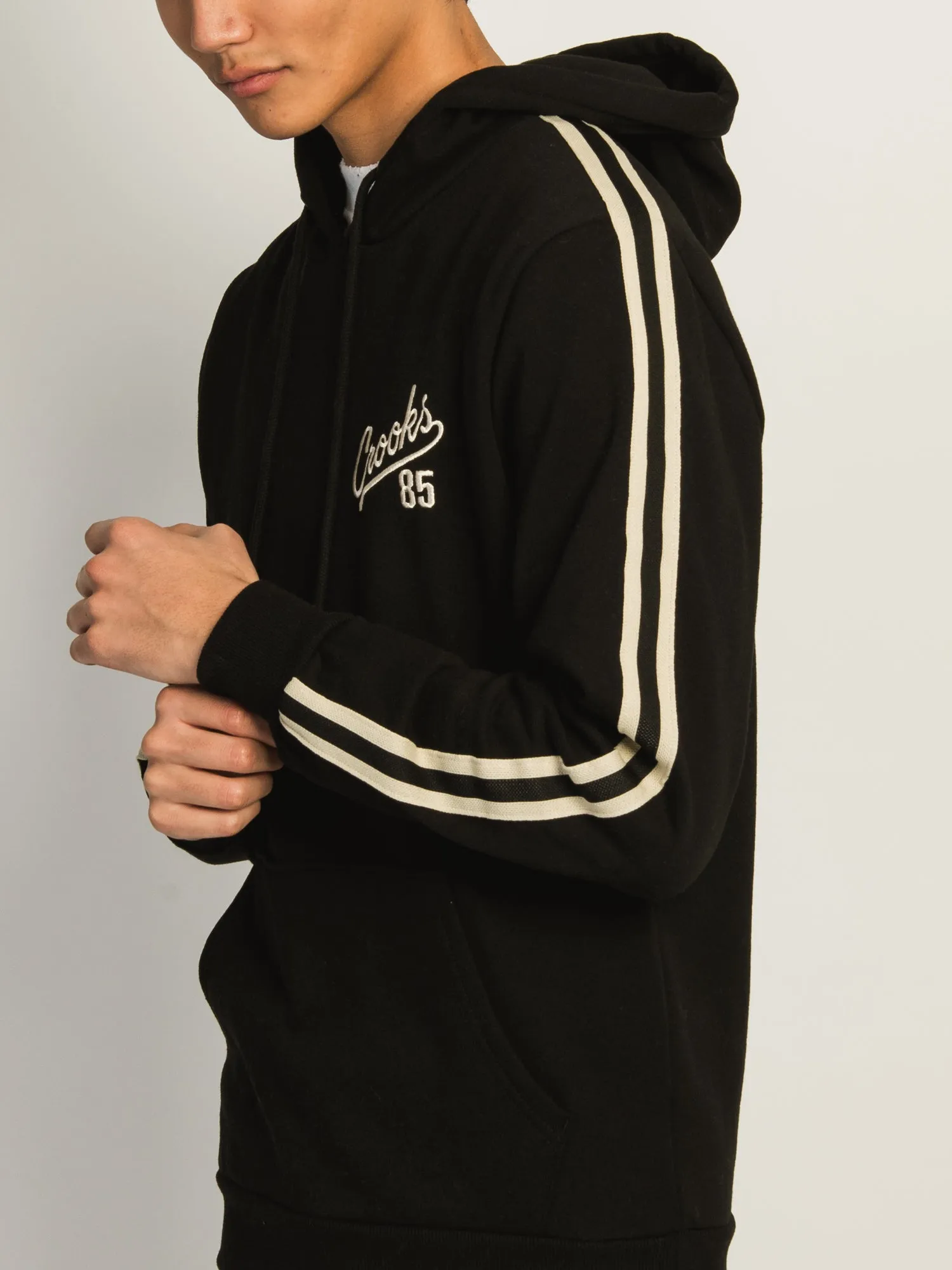 CROOKS & CASTLES 85' Strickkapuze - Schwarz
