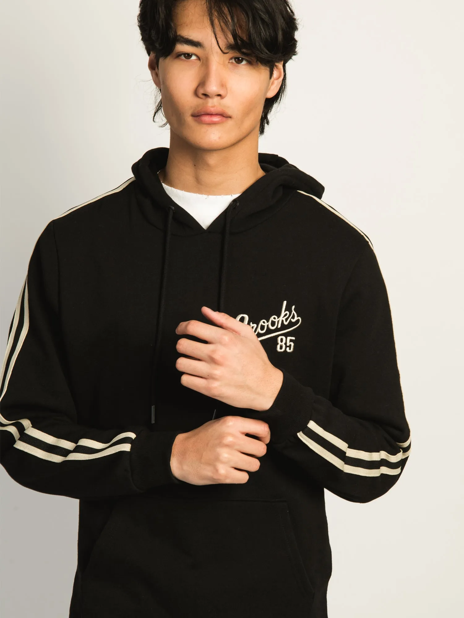 CROOKS & CASTLES 85' Strickkapuze - Schwarz