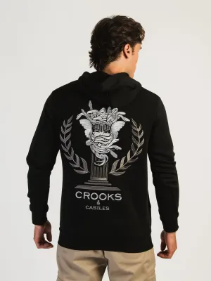 CROOKS & CASTLES COLLEGIATE BESTICKTER PULLOVER-HOODIE