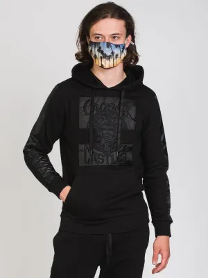 CROOKS & CASTLES KLEPTO CUT SEW BESTICKTE KAPUZENJACKE - AUSVERKAUF