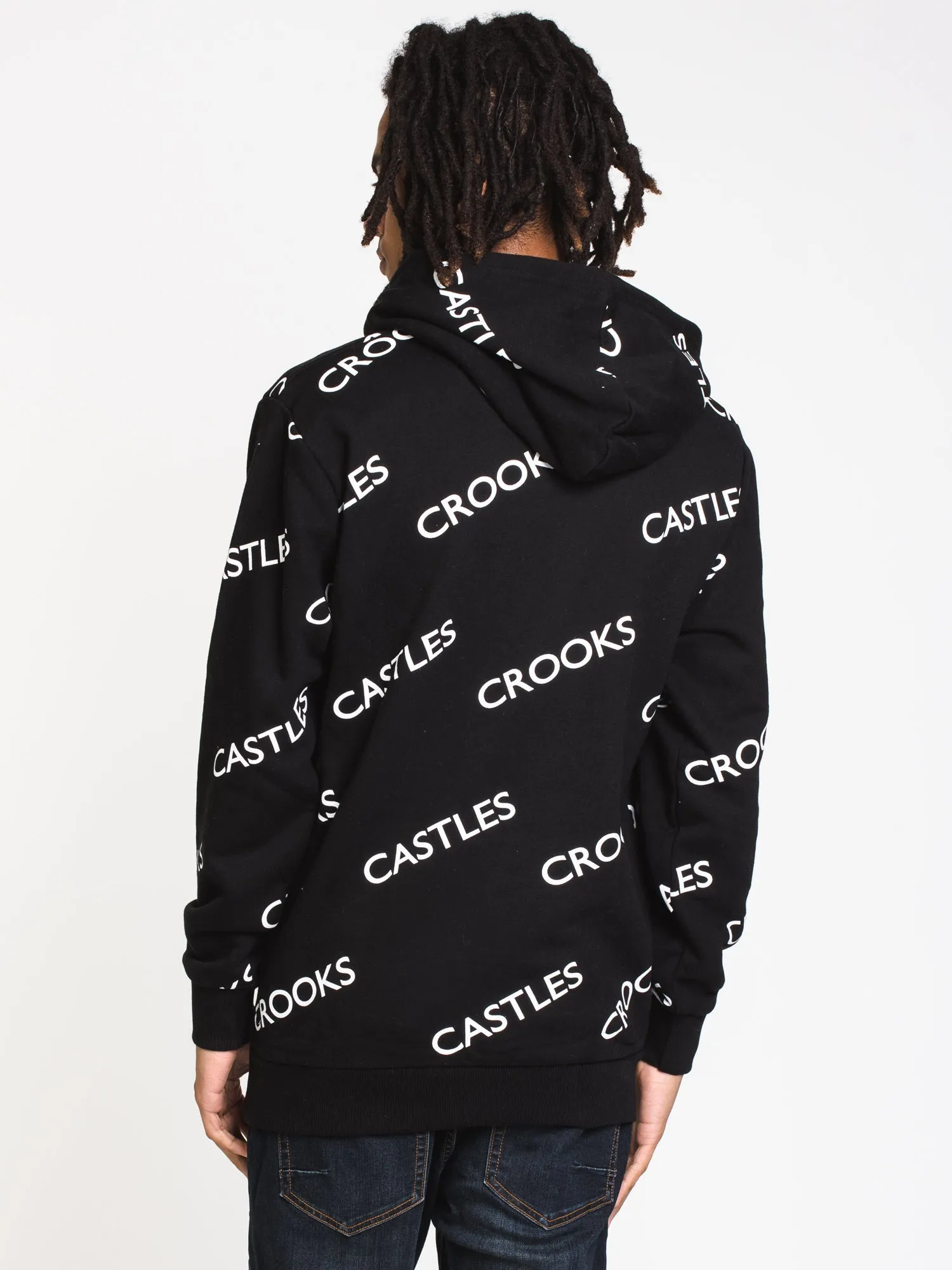 CROOKS & CASTLES NEUE CORE-LOGO PULLOVER-HOODIE - AUSVERKAUF