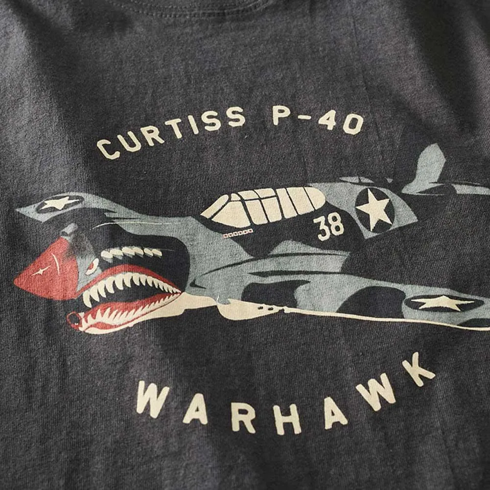 Curtis P40 Warhawk Schiefergraues T-Shirt