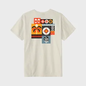 Dark Seas Oasis T-Shirt - Antikweiß