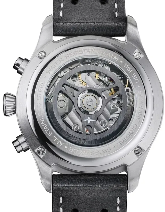 Davosa Uhren Davosa Newton Pilot Rally Silber Limited Edition Uhr