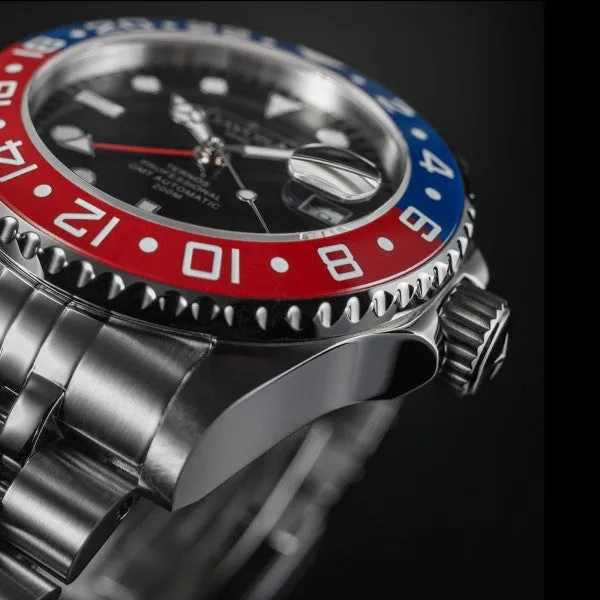 Davosa Uhren Davosa Ternos Professional GMT Armbanduhr mit Penta-Armband