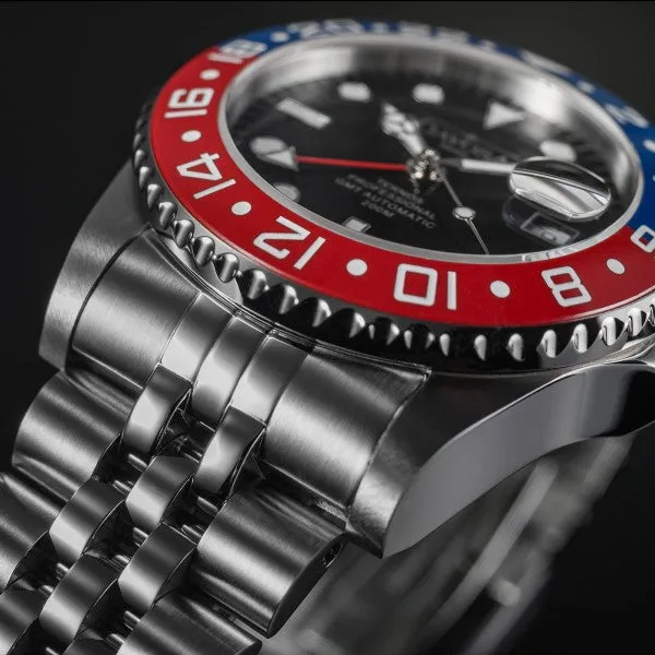 Davosa Uhren Davosa Ternos Professional GMT Armbanduhr mit Penta-Armband