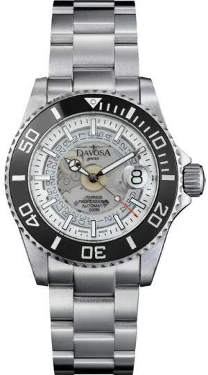 Davosa Uhren Davosa Ternos Professional Nebulös Automatik Uhr Nebelweiß