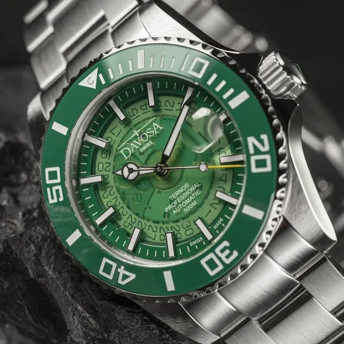 Davosa Uhren Davosa Ternos Professional Nebulös Automatik Mystic Green Uhr