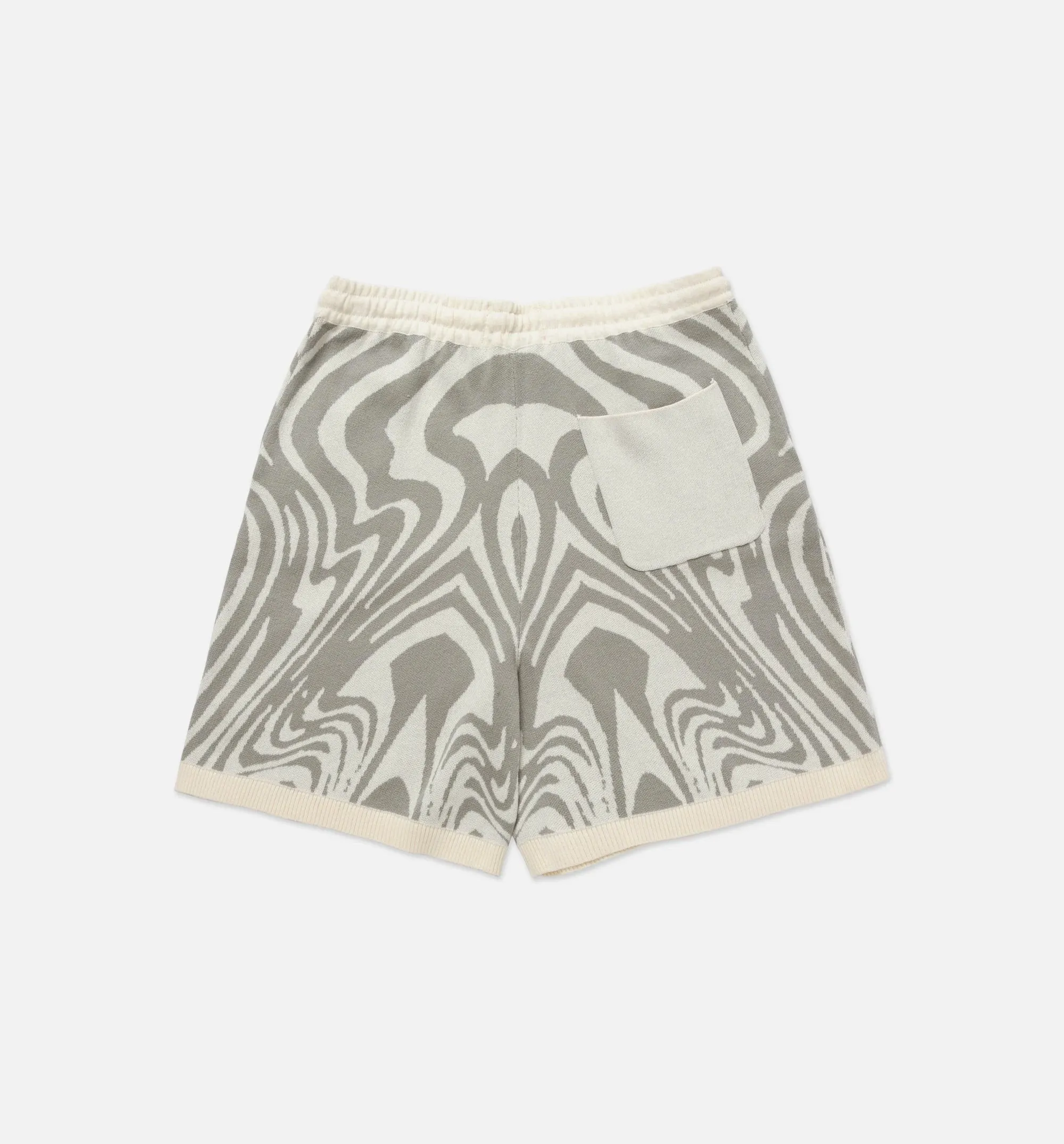 Dazed Strick-Herrenshorts - Knochen/Beige