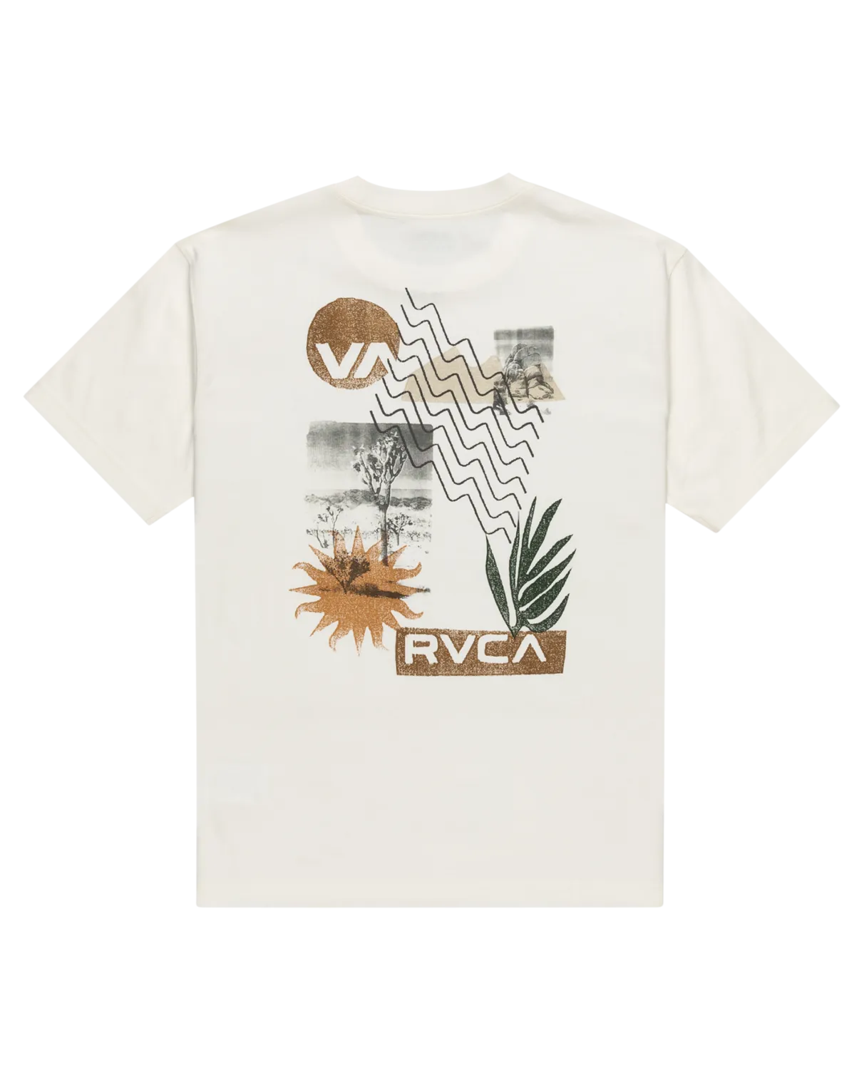 Wüstenlandschaft T-Shirt in Antikweiß