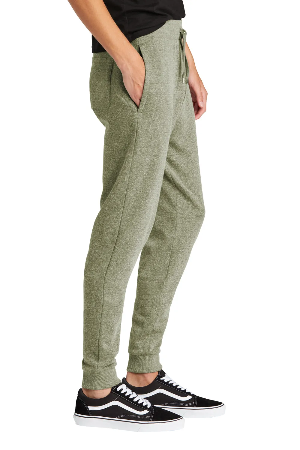 District Herren Perfekte Tri Fleece Jogginghose mit Taschen - Militärgrün Frost