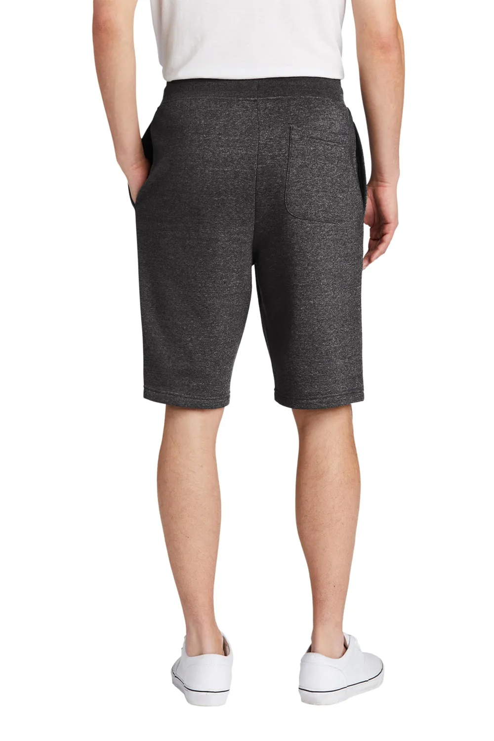 District Herren V.I.T. Fleece Shorts mit Taschen - Heather Charcoal Grau