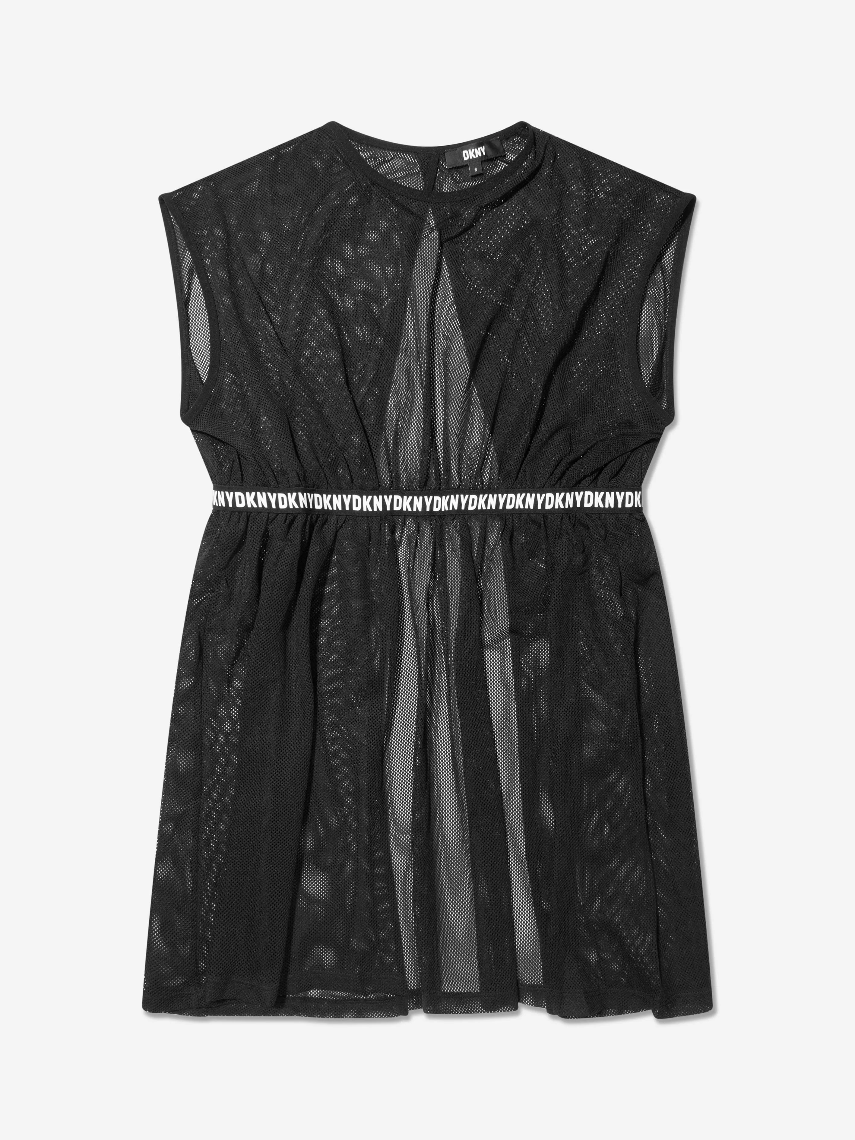 DKNY Girls 2-in-1 Milano-Kleid in Schwarz