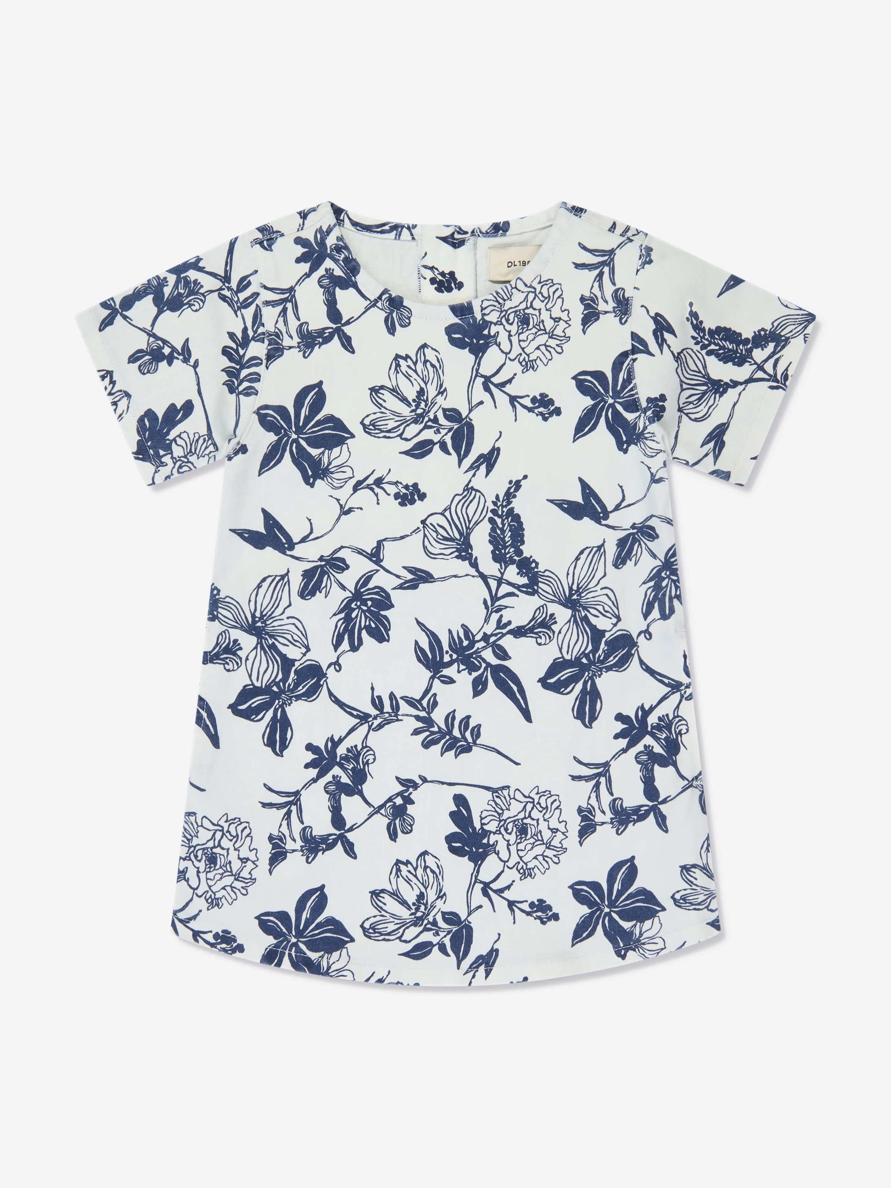 DL1961 Mädchen Blumen Kiki Kleid in Weiß