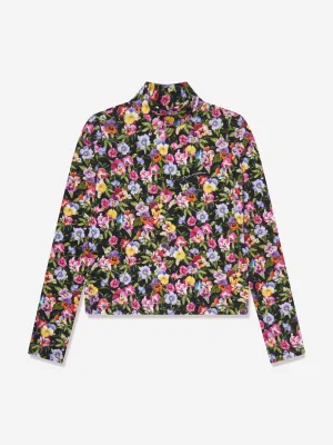 Dolce & Gabbana Mädchen Blumenprint Top in Mehrfarben