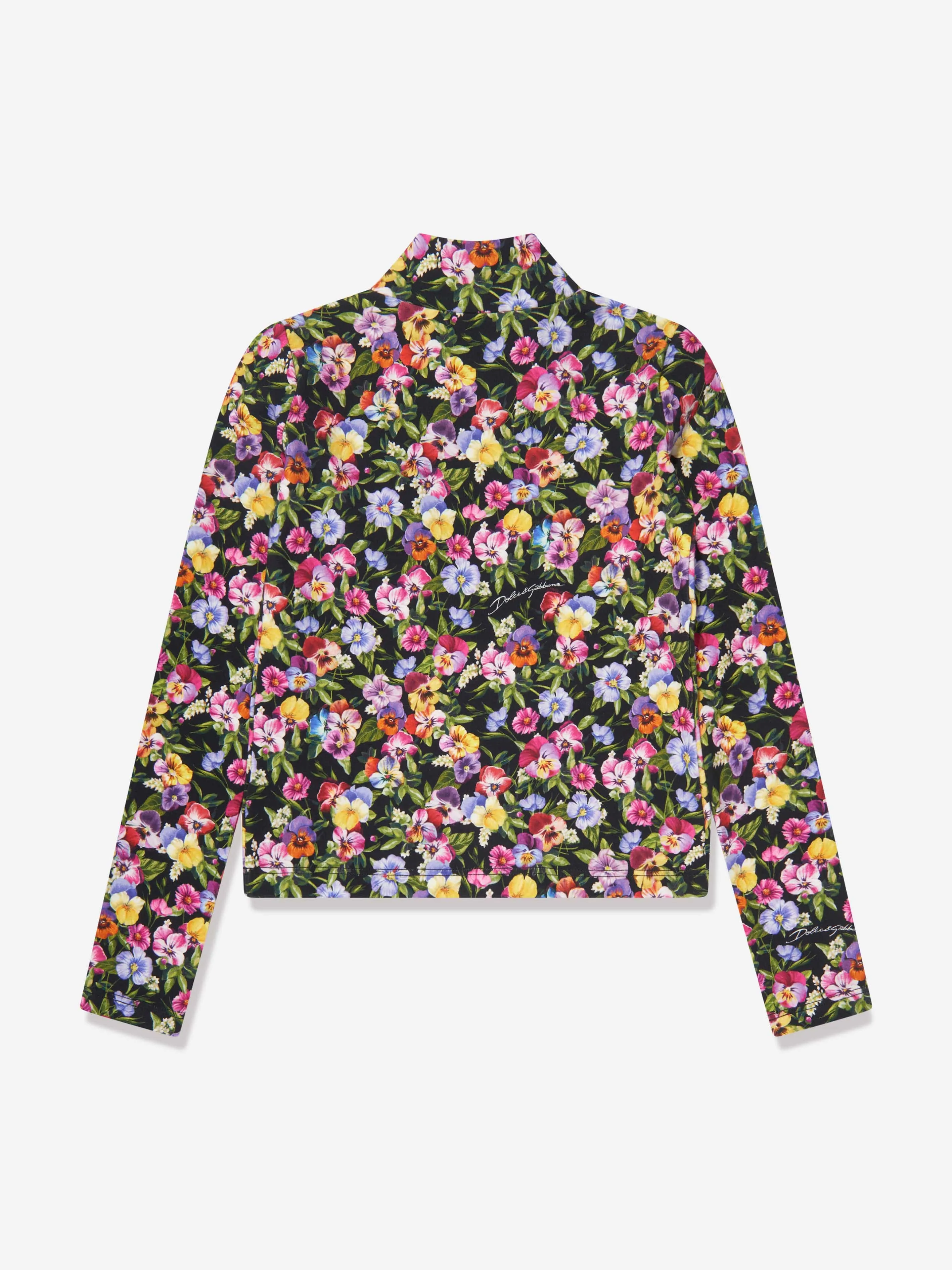 Dolce & Gabbana Mädchen Blumenprint Top in Mehrfarben