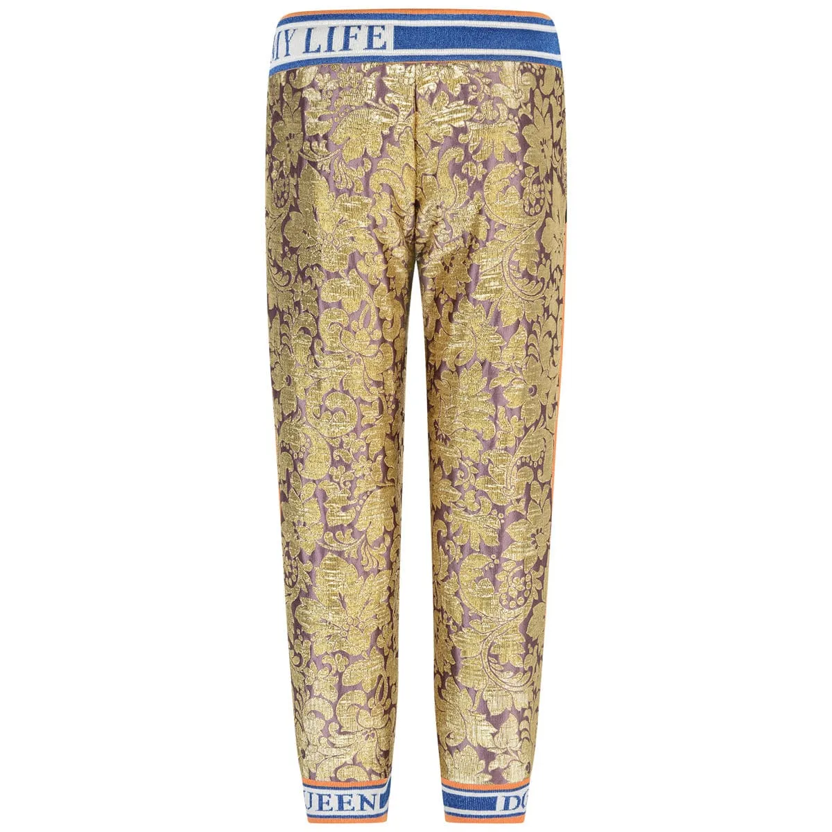 Dolce & Gabbana Mädchen Seiden Brokat Hose
