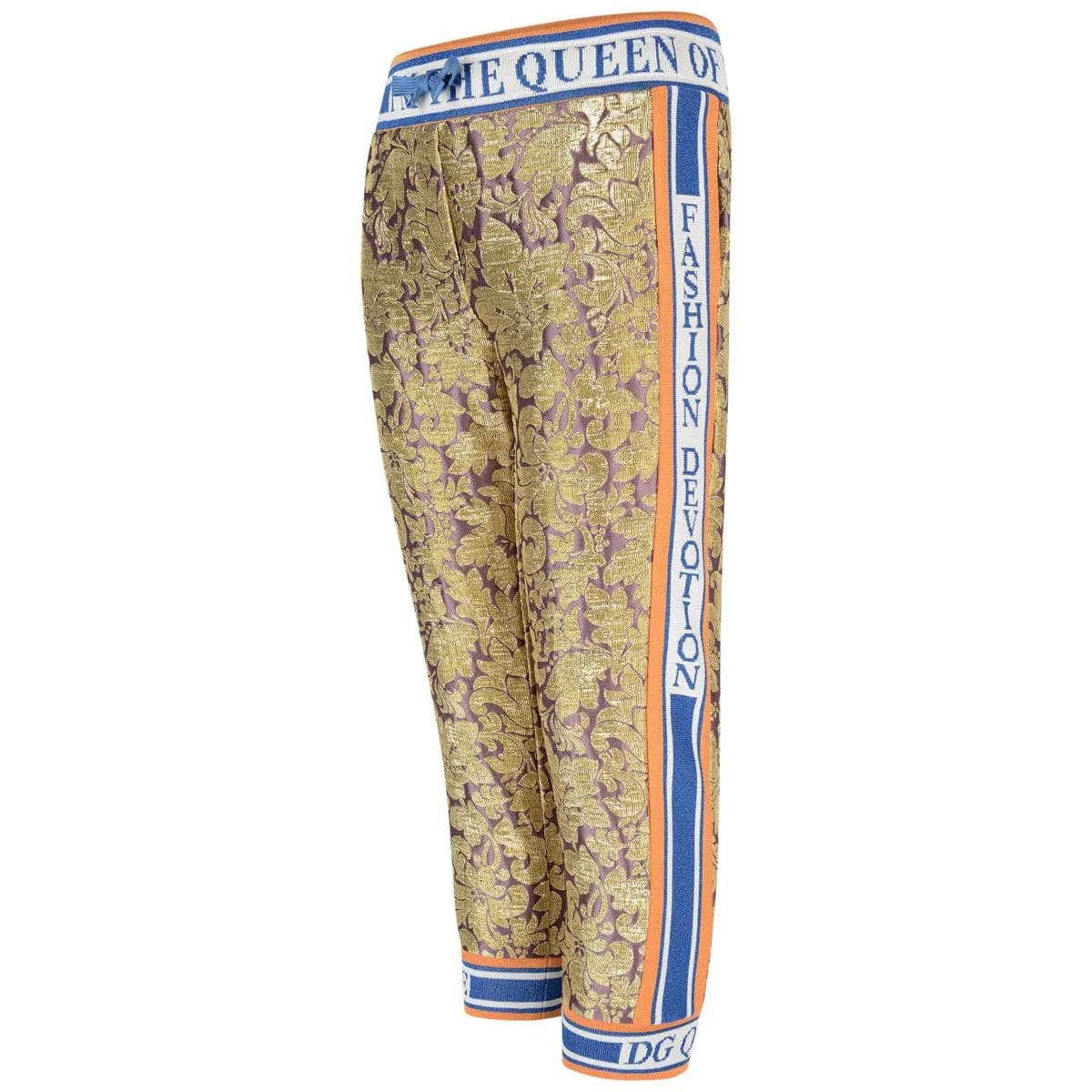 Dolce & Gabbana Mädchen Seiden Brokat Hose