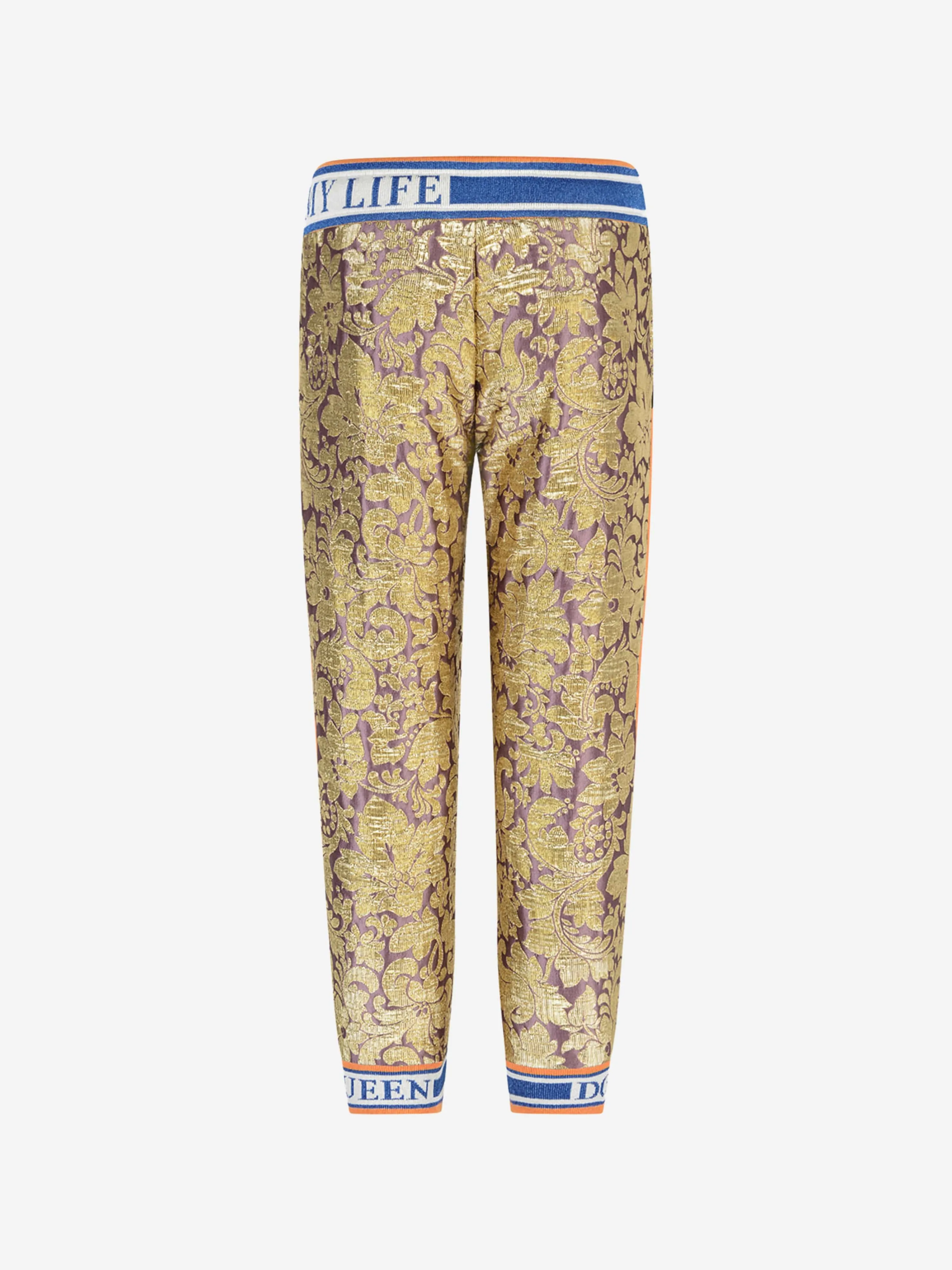 Dolce & Gabbana Mädchen Seiden Brokat Hose