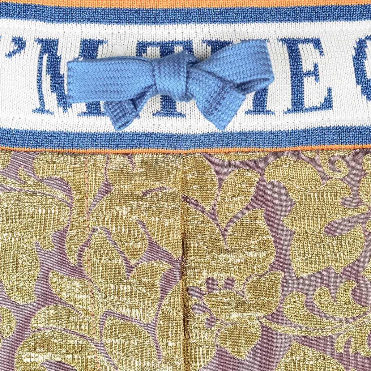 Dolce & Gabbana Mädchen Seiden Brokat Hose