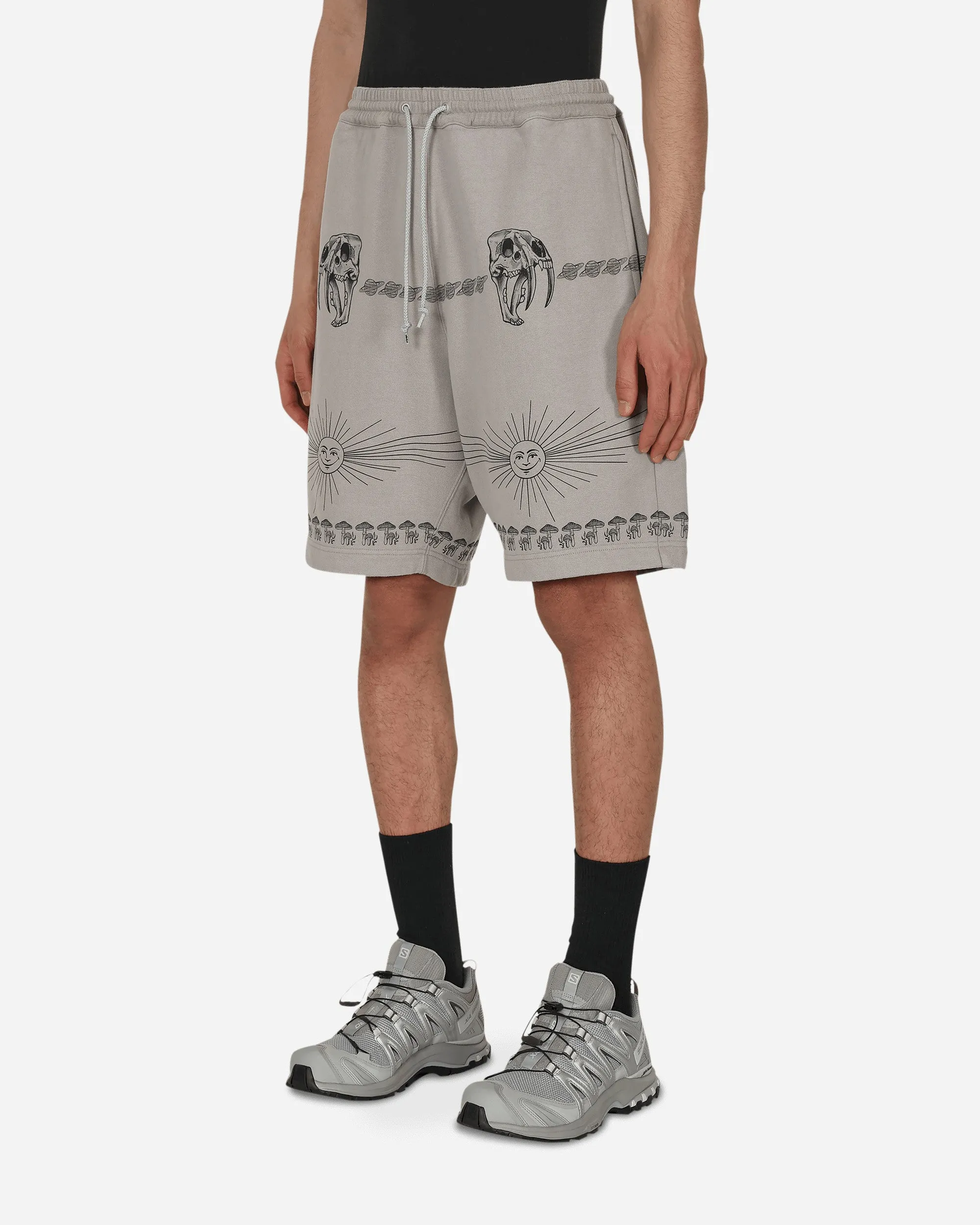 Dr. Woo Sweatshorts Grau