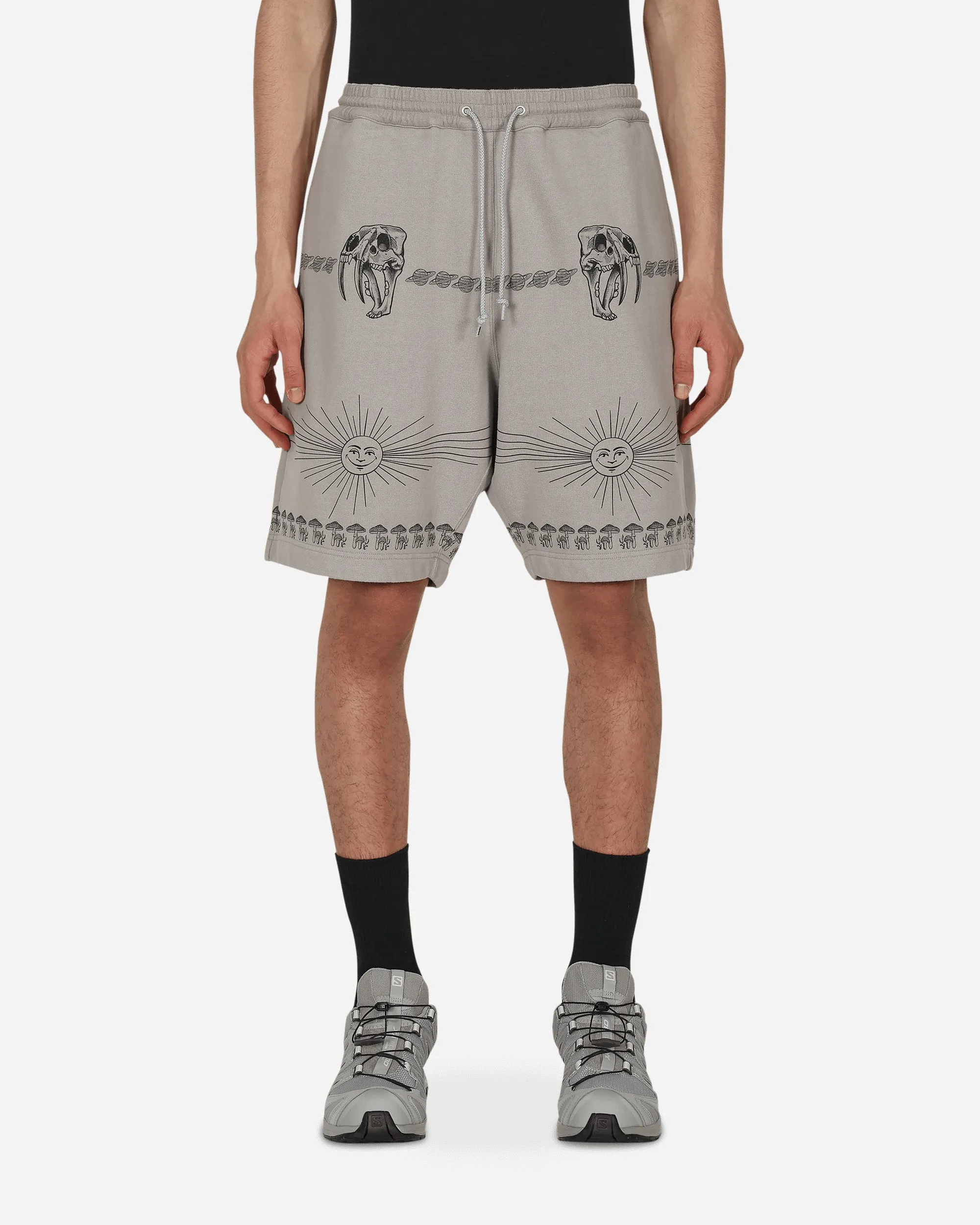 Dr. Woo Sweatshorts Grau