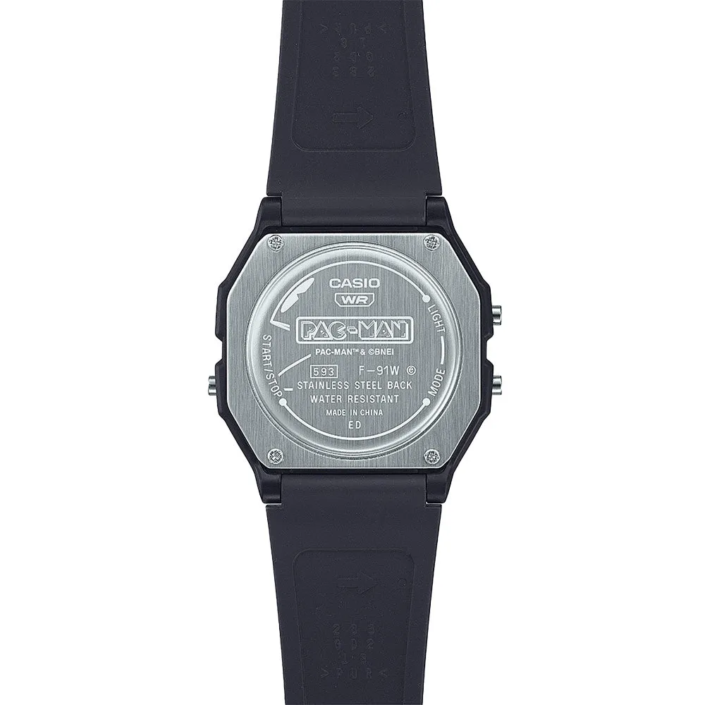 Damenuhren Casio F91WPC-1A Pac-Man Kollektion
