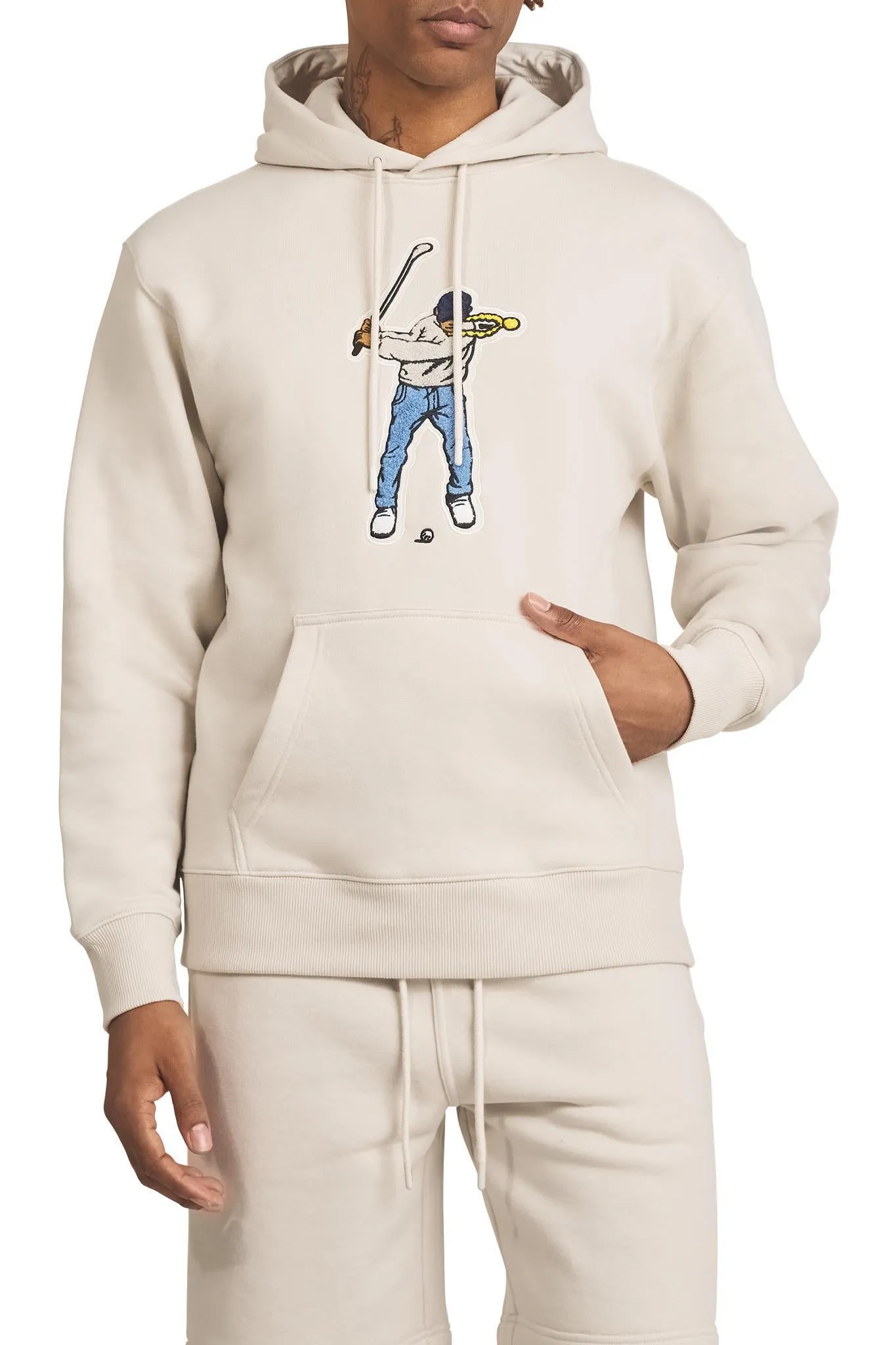 Eastside Golf Herren Core Fleece Kapuzenpullover Swingman
