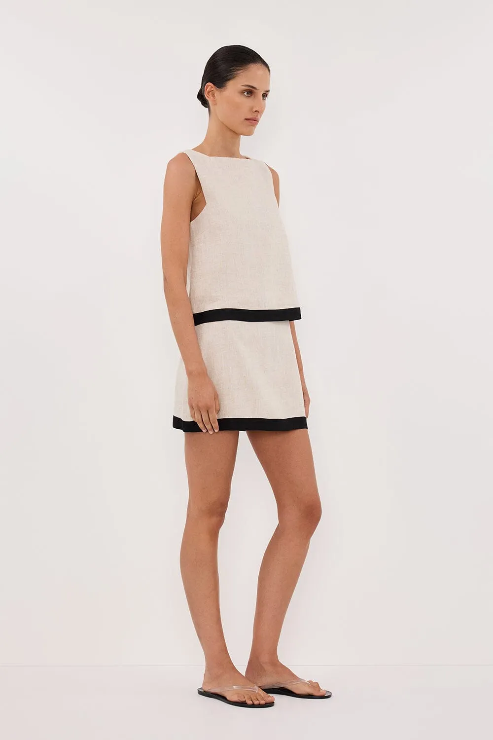 EBONY NATURLEINEN SKORT