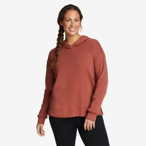 Eddie Bauer Damen-Lieblingspullover mit Kapuze und langen Ärmeln - Kastanienbraun Eddie Bauer