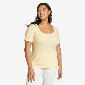 Eddie Bauer Damen Lieblings T-Shirt mit quadratischem Ausschnitt - Sorbet Eddie Bauer