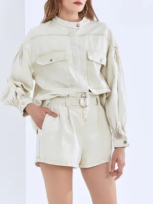 EDEN Bluse & Shorts-Set