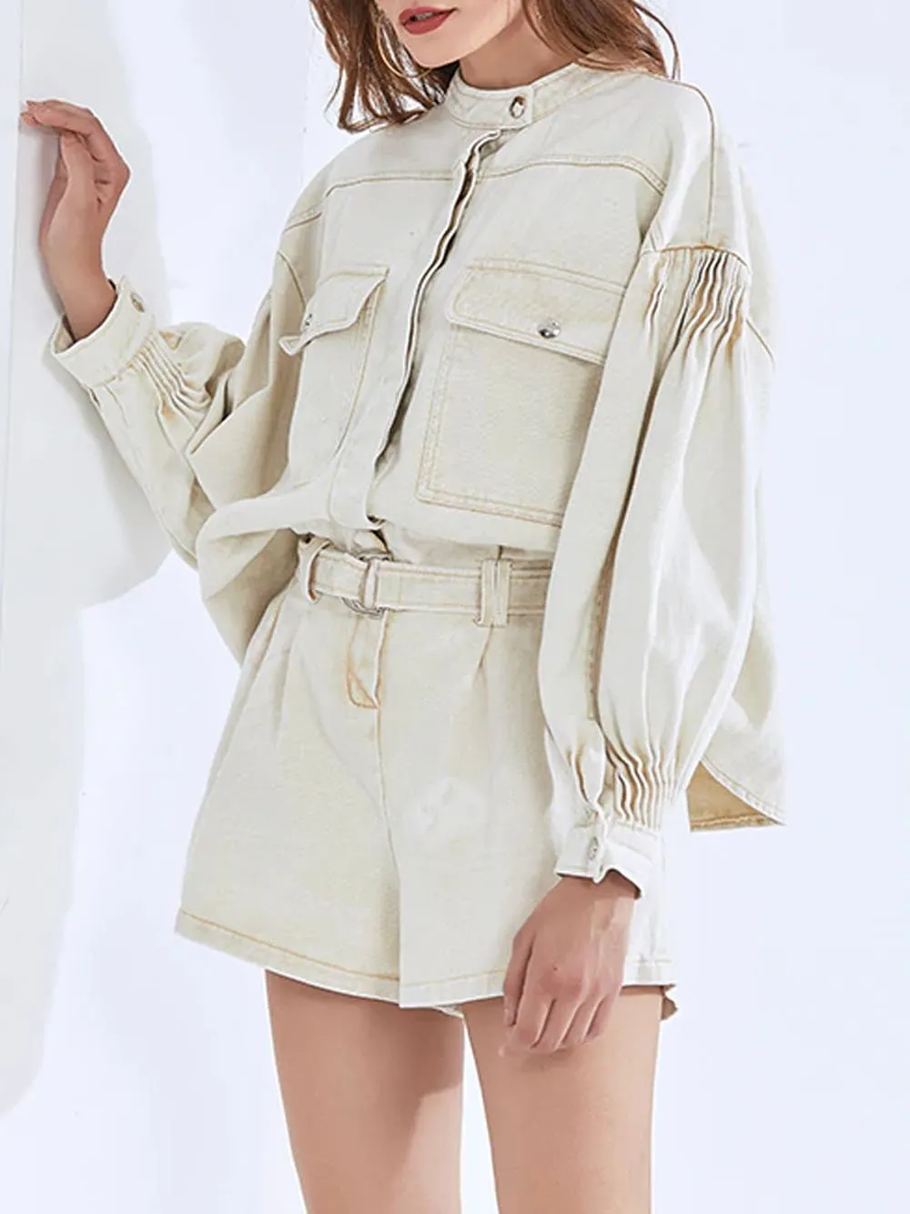 EDEN Bluse & Shorts-Set
