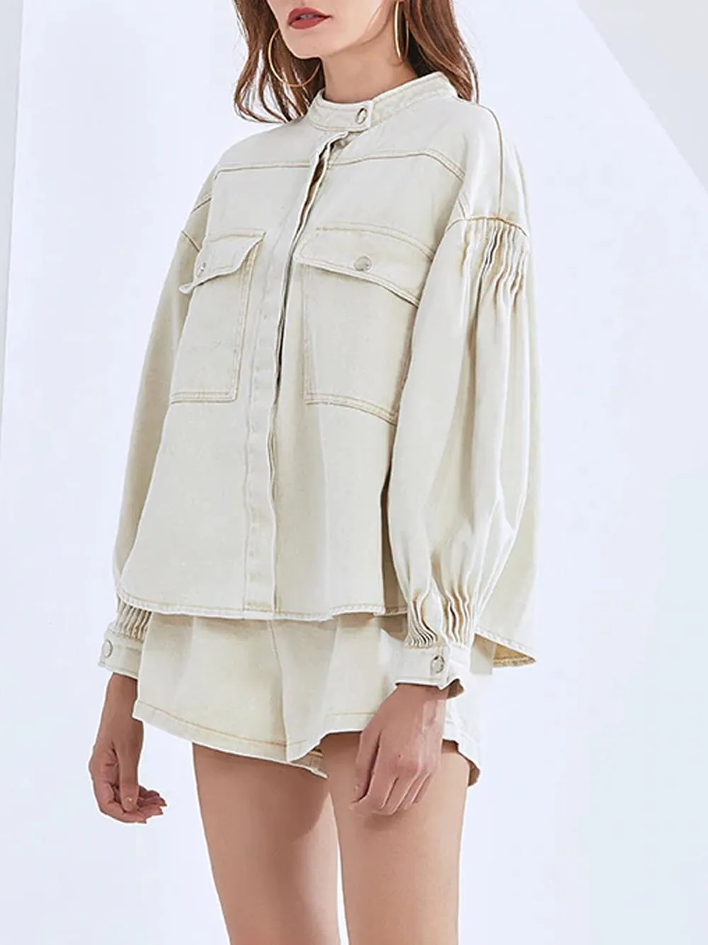 EDEN Bluse & Shorts-Set