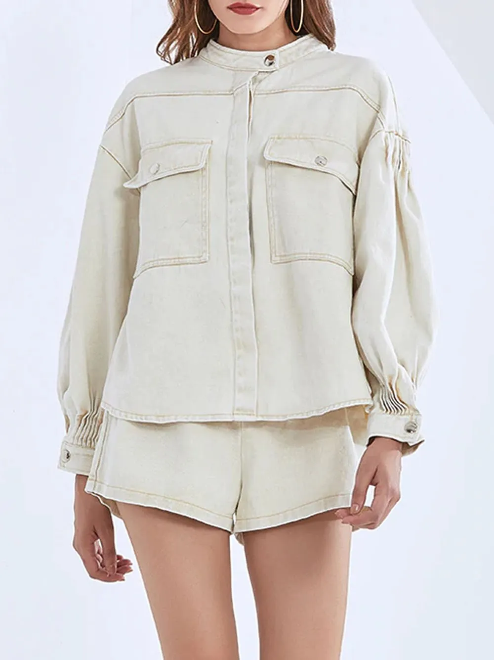 EDEN Bluse & Shorts-Set