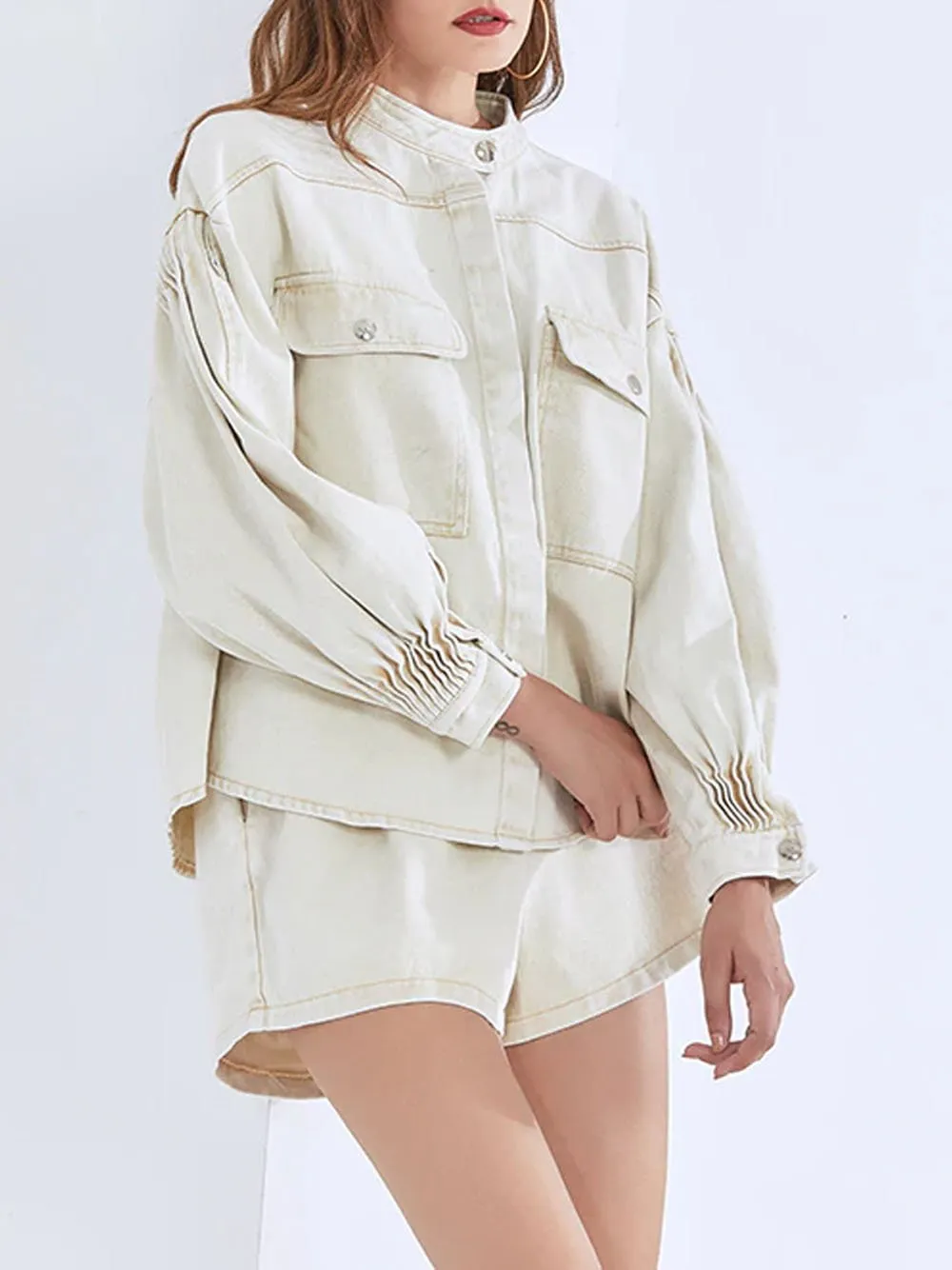 EDEN Bluse & Shorts-Set