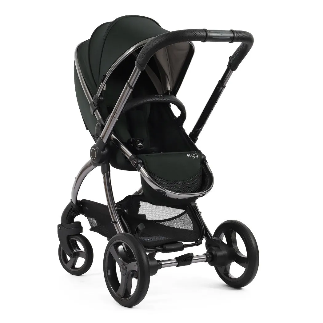 egg3 Schwarze Olive - Luxus-Bundle mit Maxi-Cosi Pebble 360 Pro²