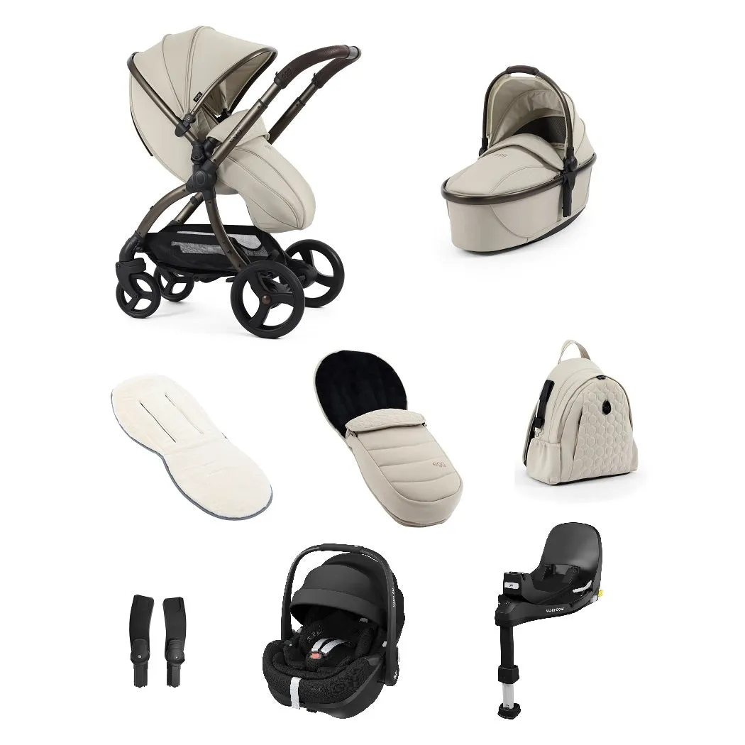 egg3 Kaschmir - Luxus-Set mit Maxi-Cosi Pebble 360 Pro²
