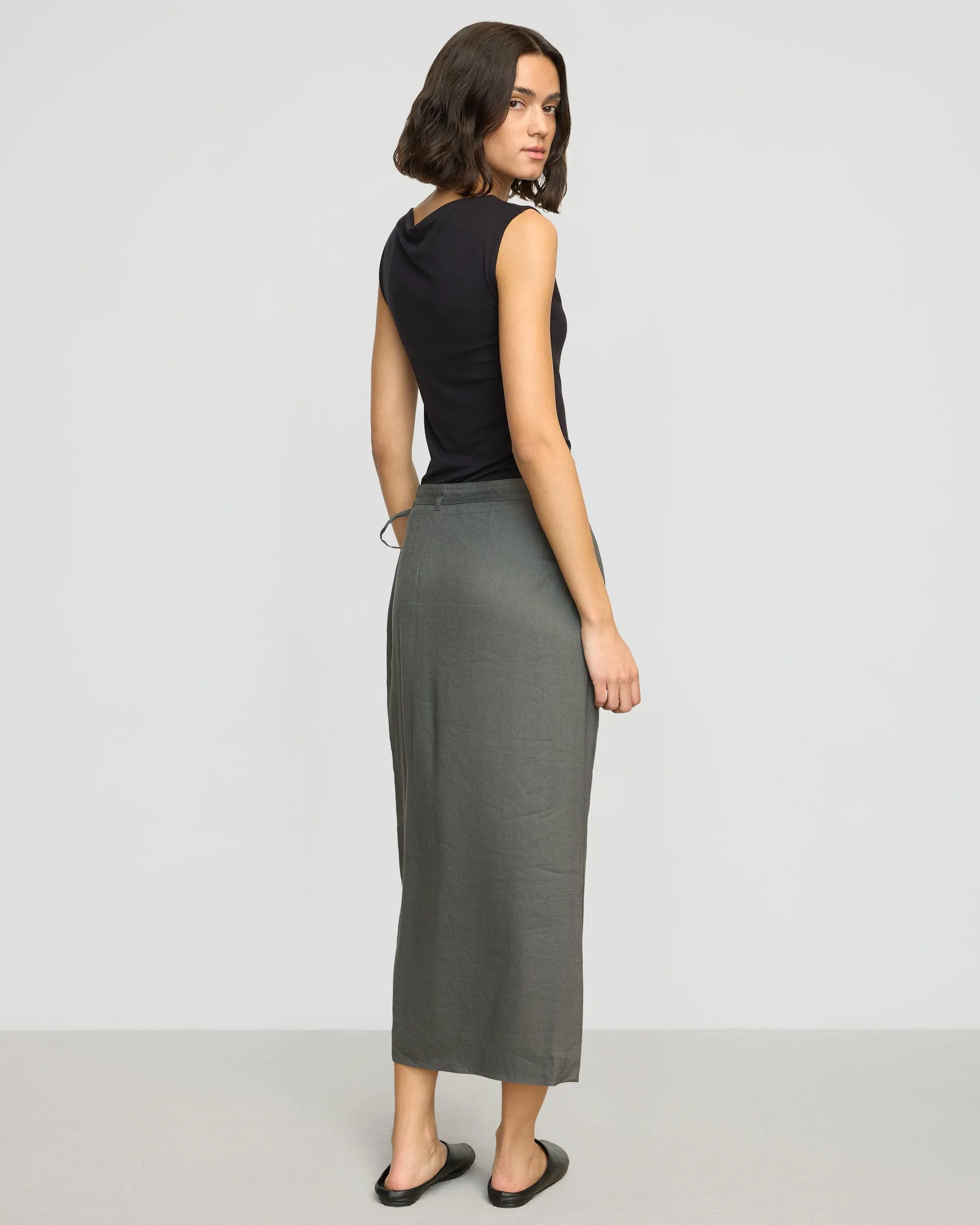 Ellie Leinen Maxi Wickelrock