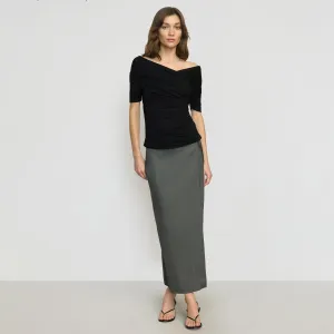 Ellie Leinen Maxi Wickelrock
